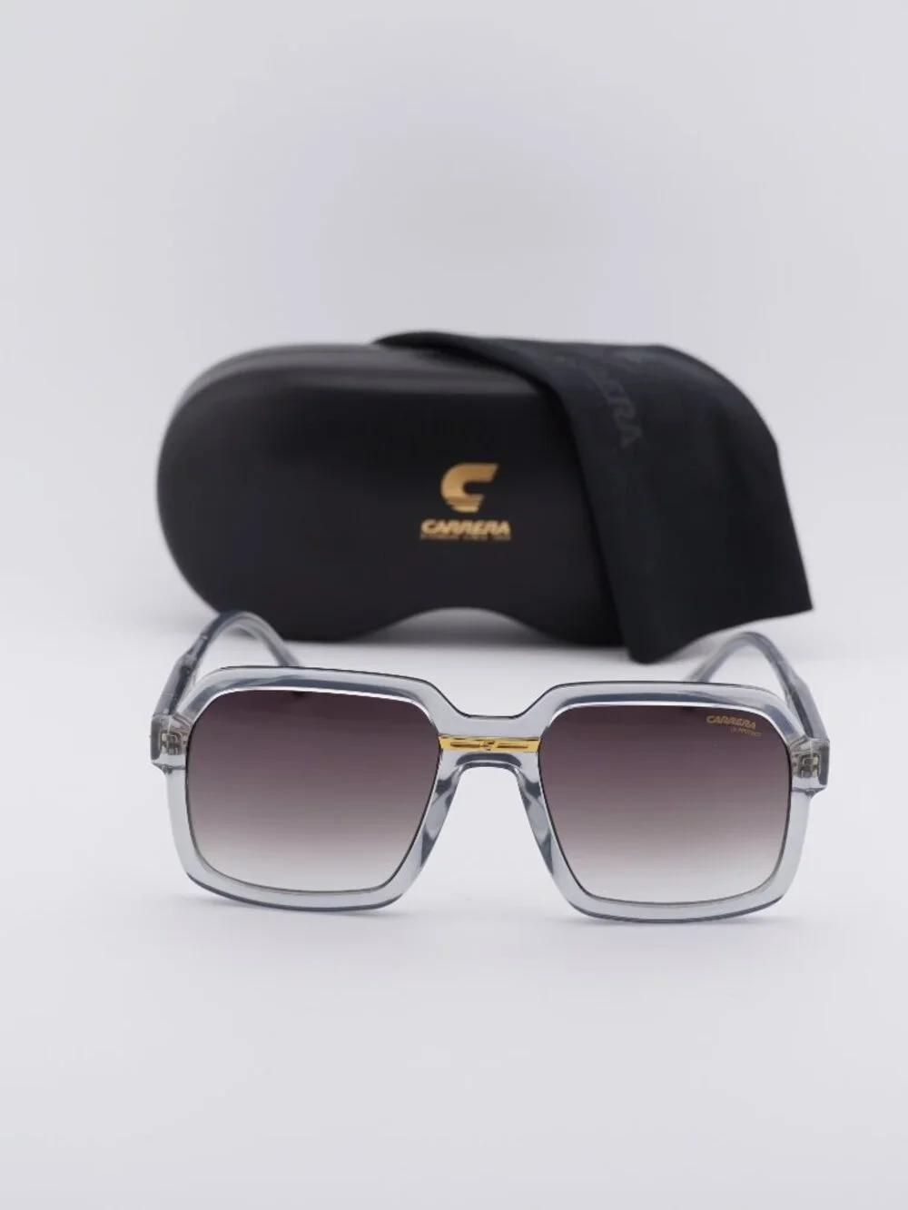 Carrera VICTORY C 08/S 0KB7 9K Square Sunglasses - Grey / Green